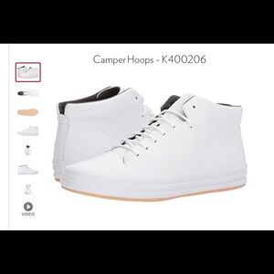 CAMPER Sneakers High-Top HOOPS EU 40 US 10 White